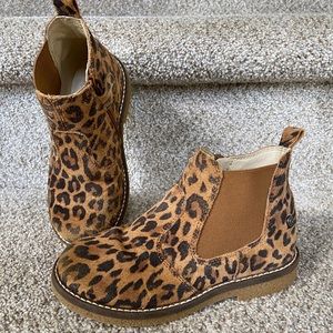 Naturino Suede Leopard print Boots 🐆